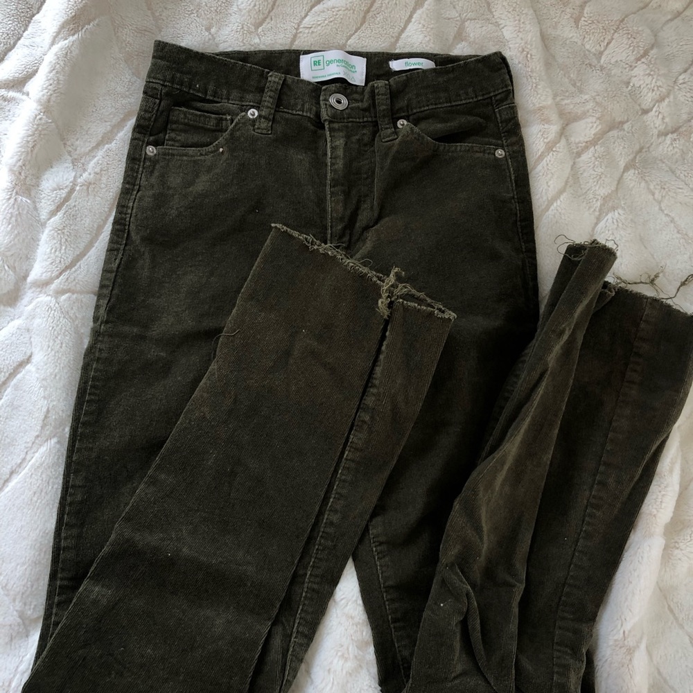 green corduroy pants - Picture 1 of 2